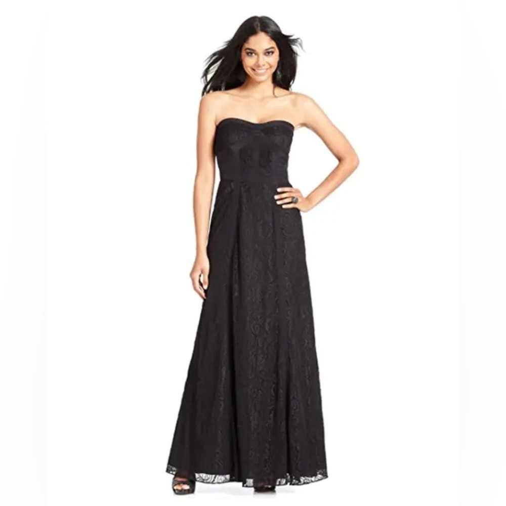 Jessica Simpson Womens Staples Lace Gown